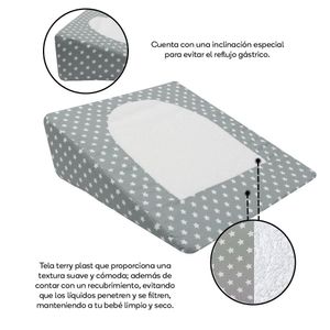 Almohada bebé Almohada antireflujo antifluído NUBBA BY TORAL