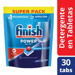 Detergente FINISH en tabletas para lavavajillas (480 gr)