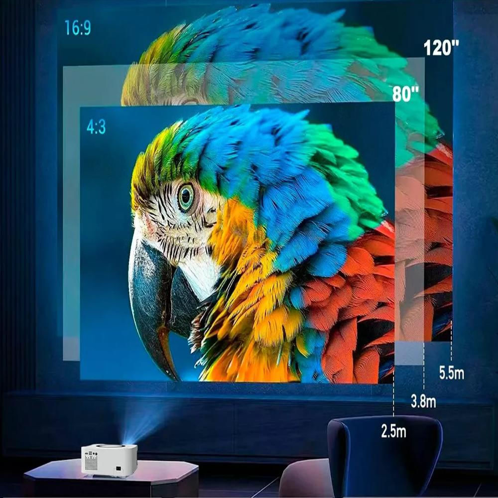 Proyector Led 7000 Lumens Android Hd Full img #2