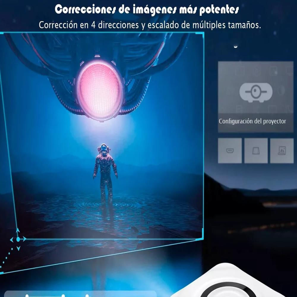 Proyector Led 7000 Lumens Android Hd Full img #4
