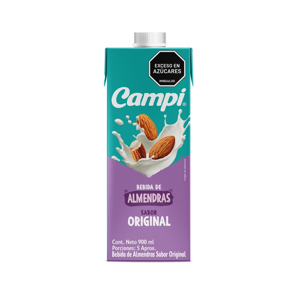 Bebida de almendras CAMPI sabor original (900  ml) img #1