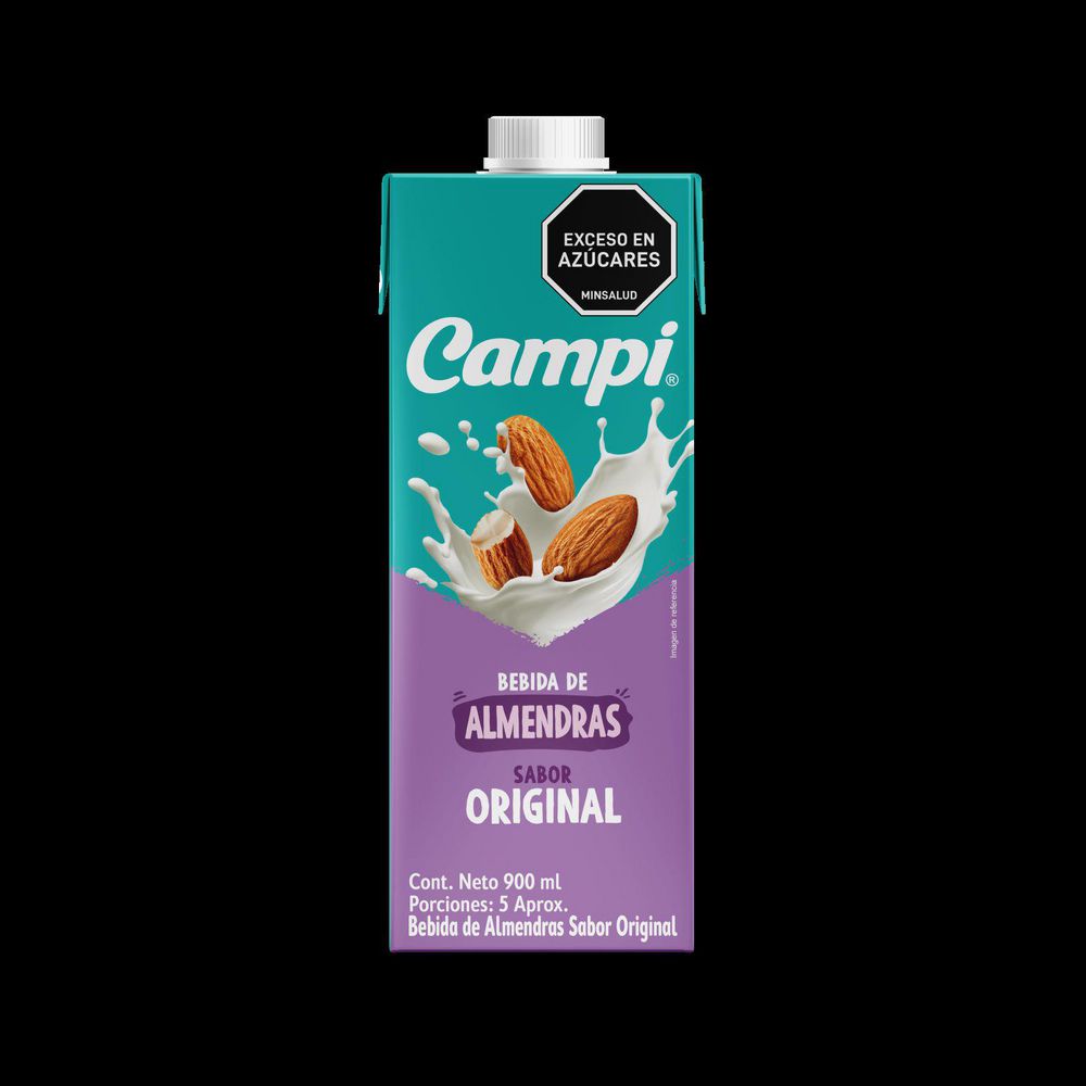 Bebida de almendras CAMPI sabor original (900  ml) img #2