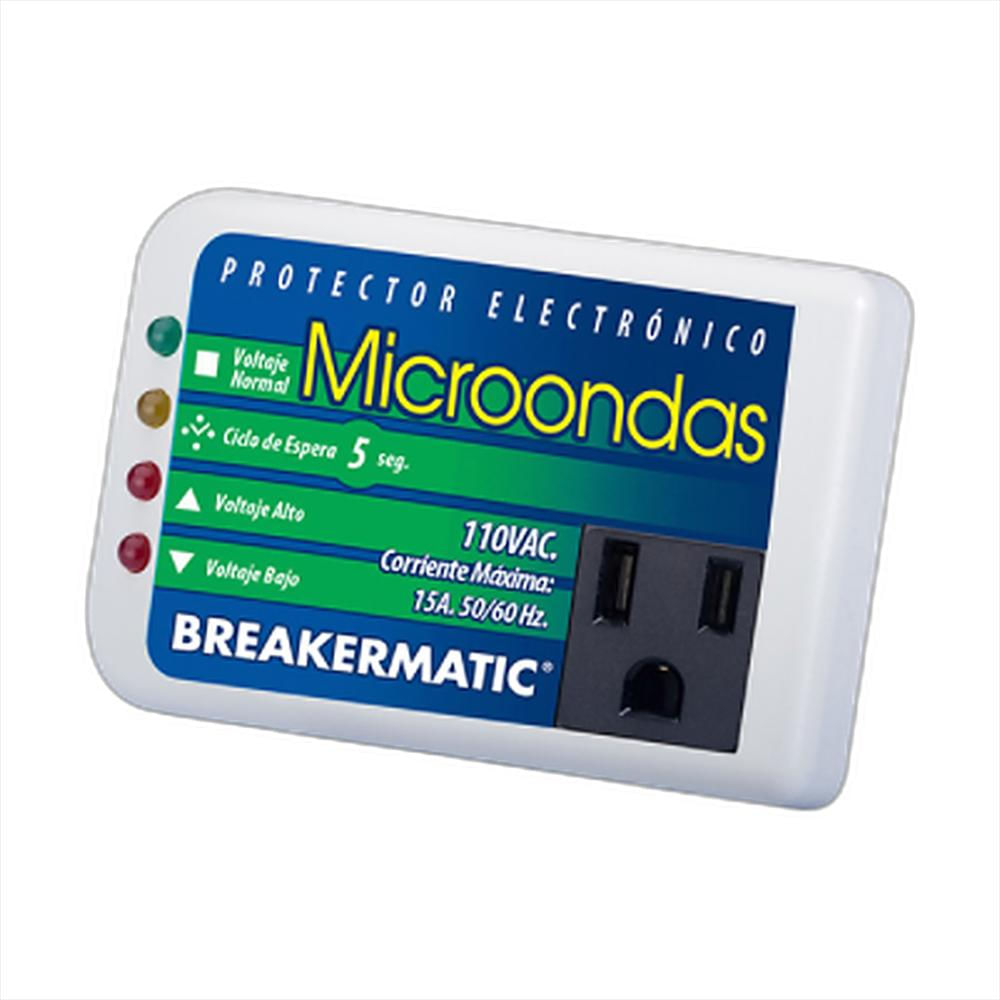 Protector De Voltaje Breakermatic Para Horno Microondas Blanco img #1