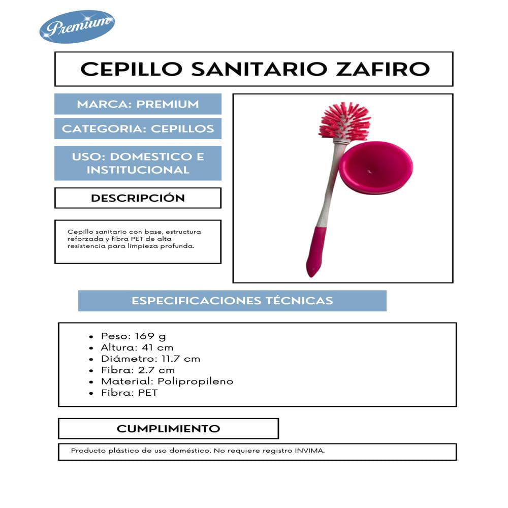 Cepillo Sanitario Zafiro img #3