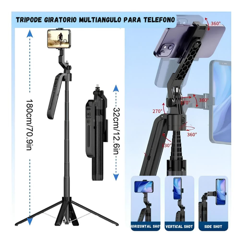 Trípode C12 Ia Inteligente Con Seguimiento Automático 360° img #2