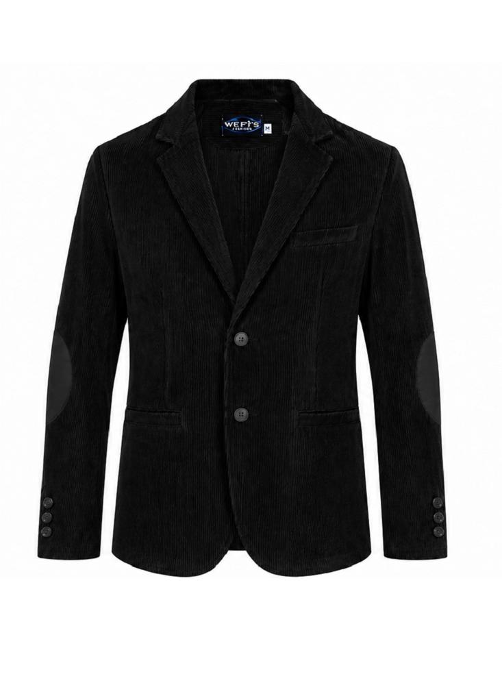 Chaqueta O Blazer De Pana Liviana Con Coderas img #1