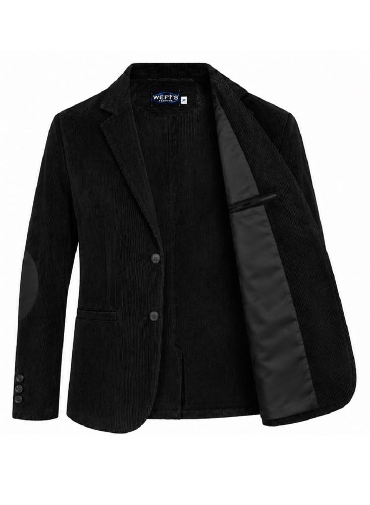 Chaqueta O Blazer De Pana Liviana Con Coderas img #4