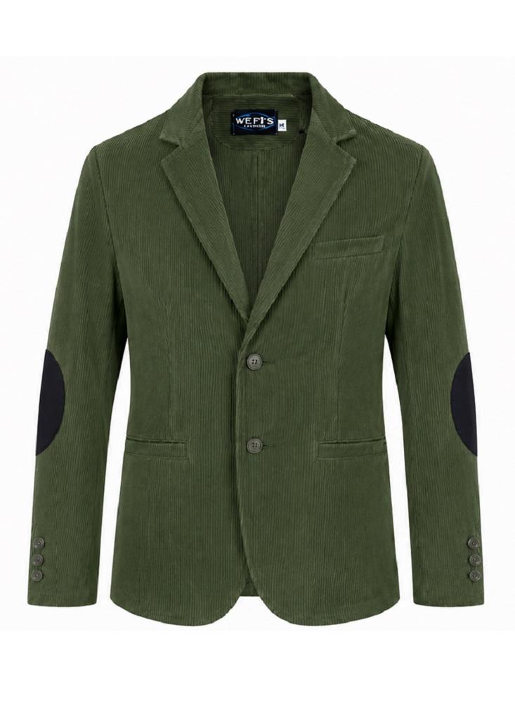 Chaqueta O Blazer De Pana Liviana Con Coderas img #1