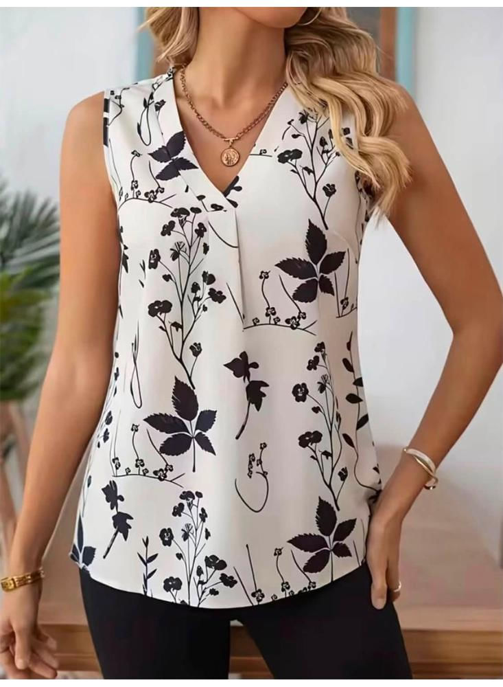 Camisa Mujer Flor Negra img #2