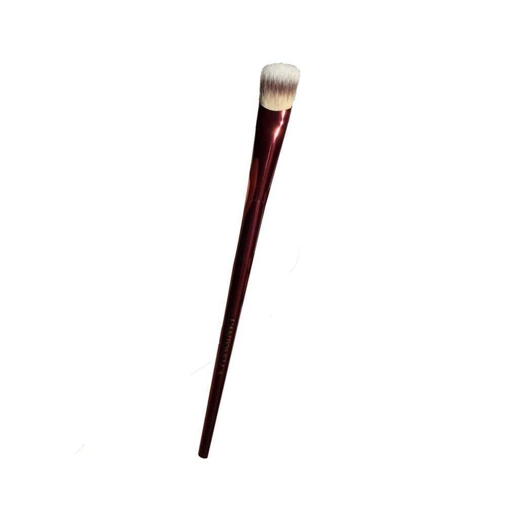 Brocha Kabuki Angular Mango Vinotinto Pequeña img #1