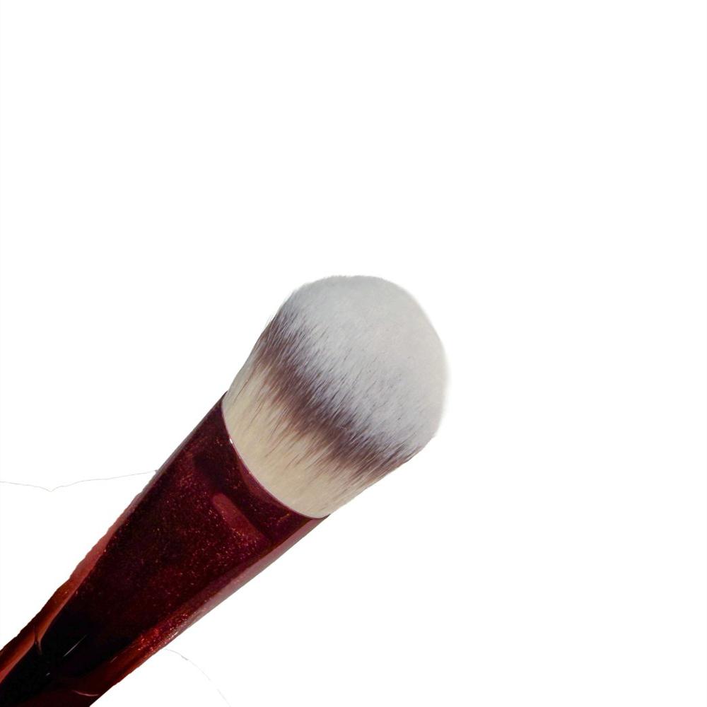 Brocha Kabuki Angular Mediana Mango Vinotinto img #3