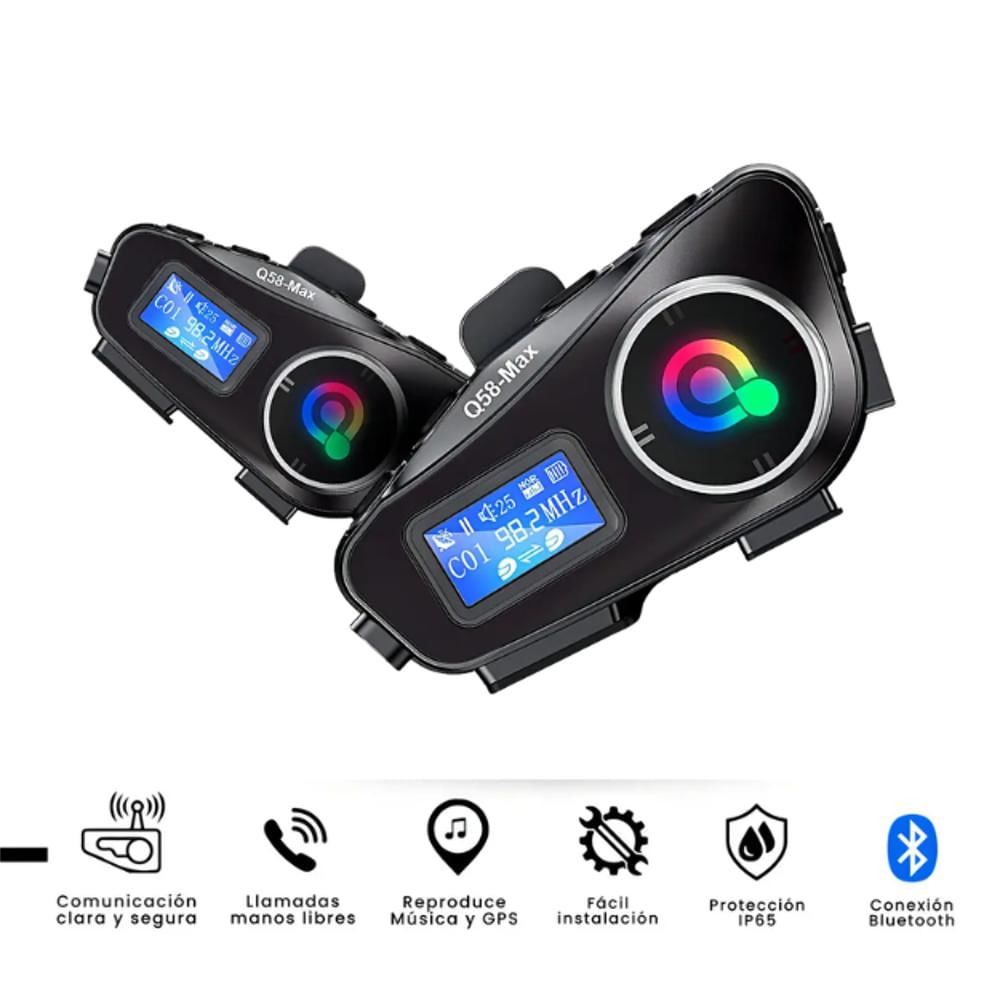 Intercomunicador Casco Q58 Max Unidad img #2