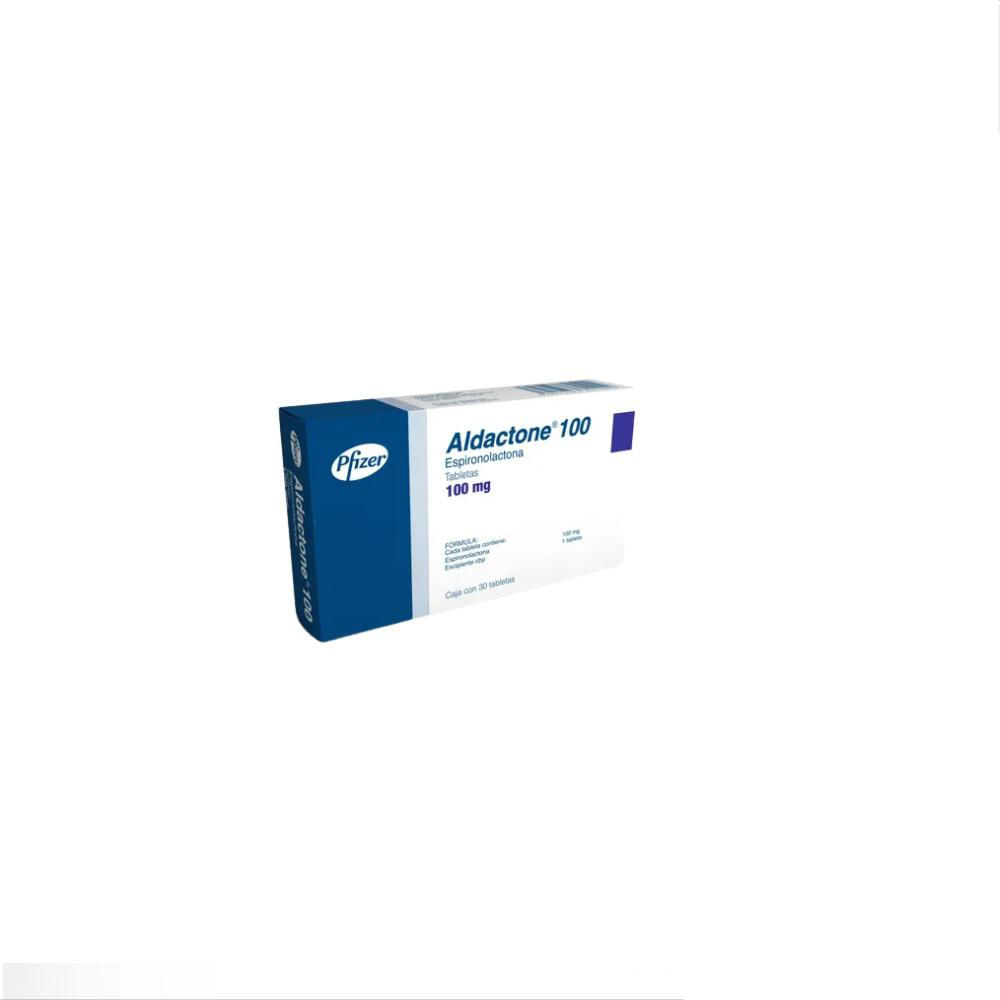 Espironolactona Aldactone 100Mg Tabletas X 60 Tabletas img #1