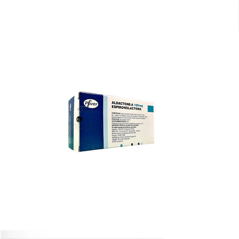 Espironolactona Aldactone 100Mg Tabletas X 60 Tabletas img #2