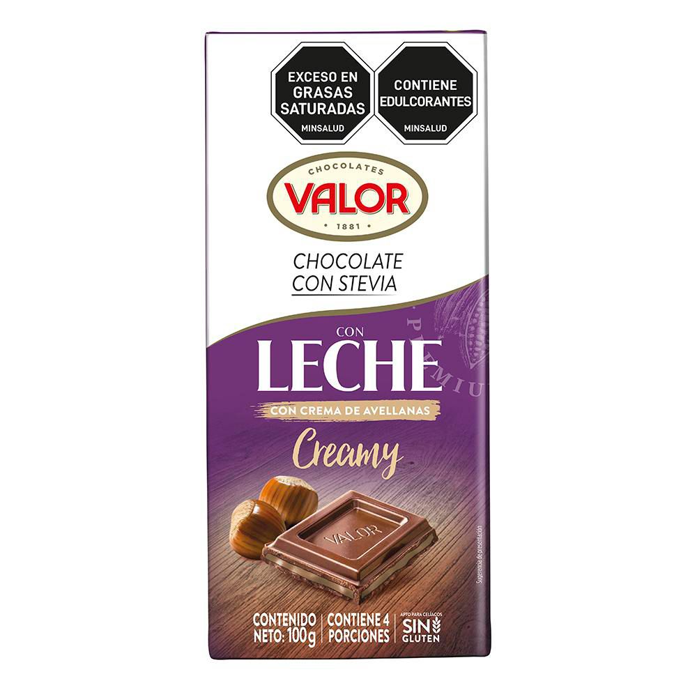 Barra de chocolate VALOR MARCA EXCLUSIVA con crema de avellana (100  gr) img #1