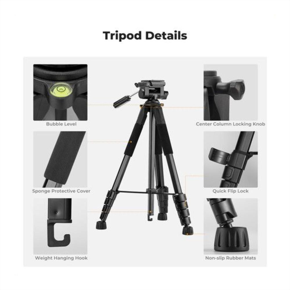 Trípode Kf Concept Kf09.126 190Cm Para Cámaras img #3