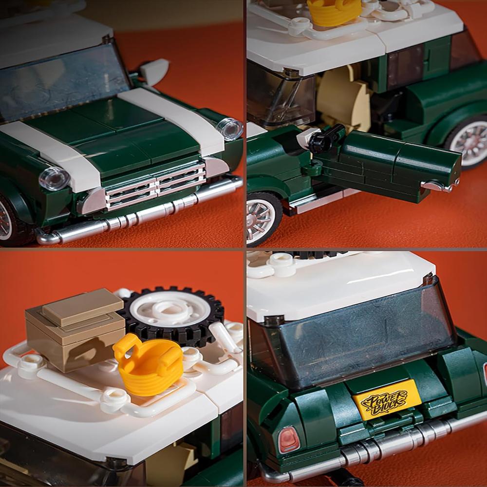 Mini Cooper Camper Retro Para Armar 356 Piezas img #5