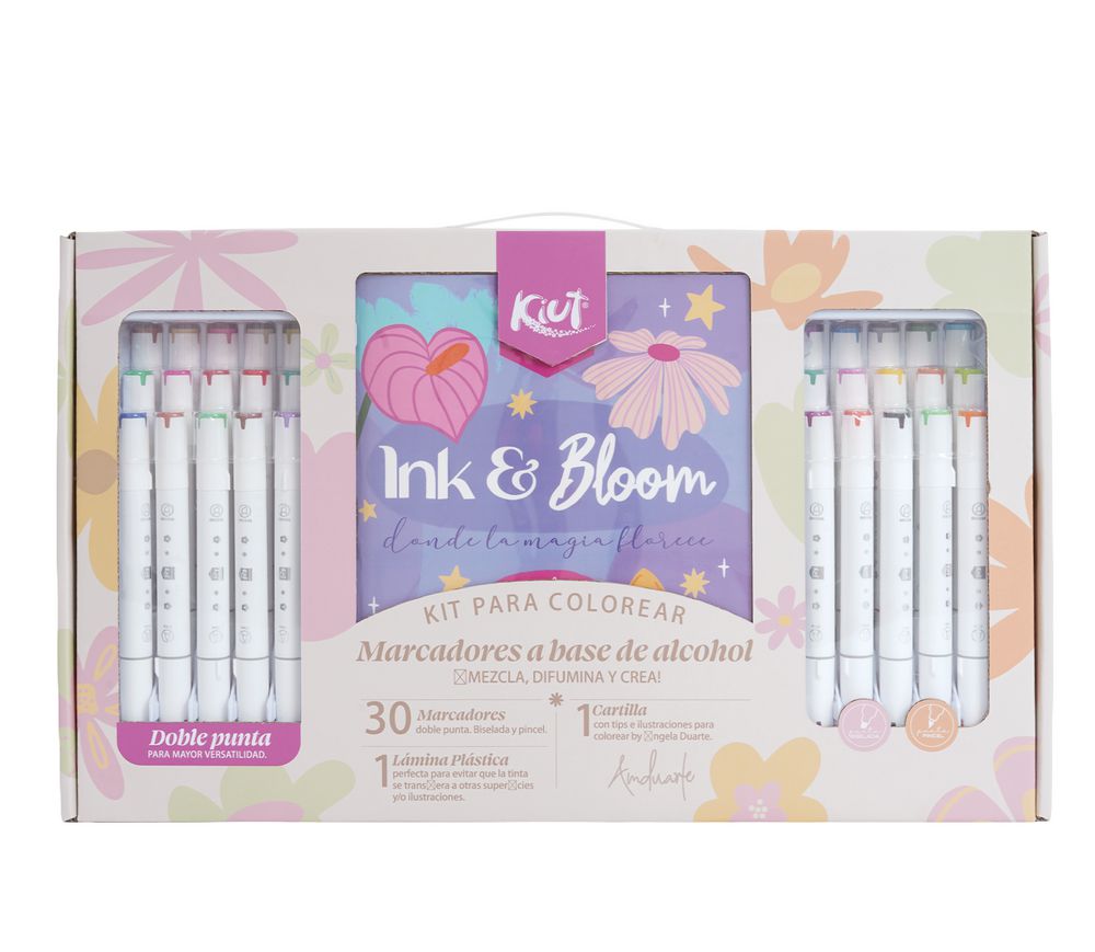 Kit para colorear Ink & Bloom KIUT img #1