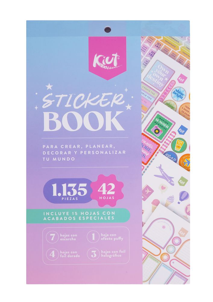 Sticker Book 42 Hojas 2027 KIUT img #1