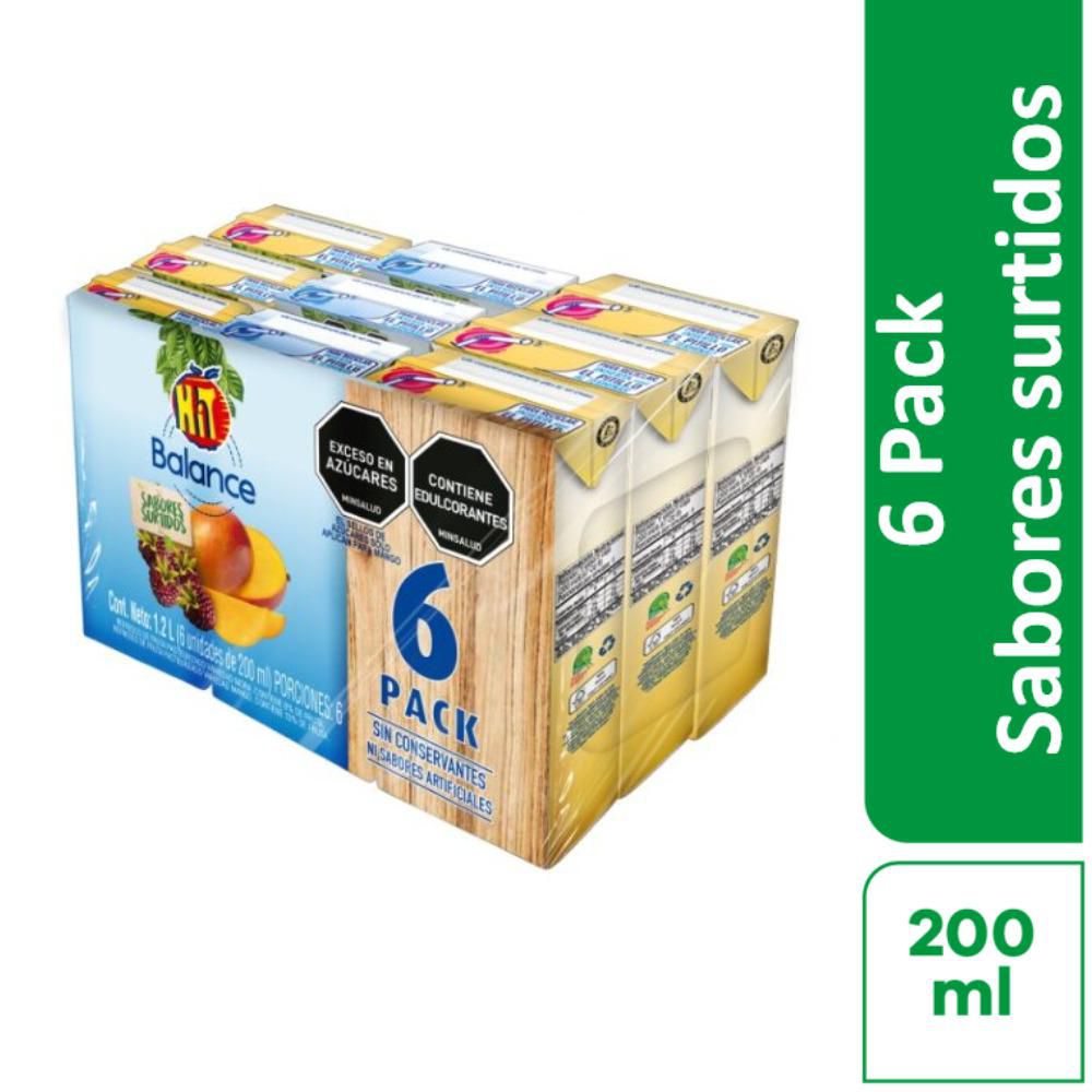 Jugo HIT Surtido x 6und 200ml (1200  ml) img #1
