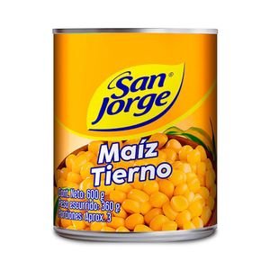 Maíz SAN JORGE tierno en lata (360 gr)