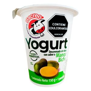 Yogurt RECREO sabor mango biche (150 gr)