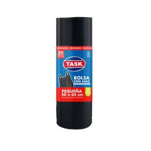 Bolsa multiusos TASK rollo negra 50x65 cm