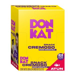 Alimento para gatos DON KAT snack cremoso atún (288 gr)