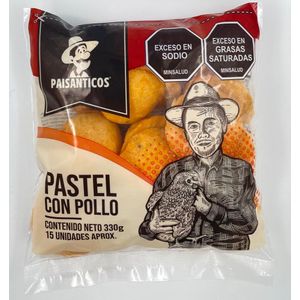 Pastel Con Pollo 15 Unidades PAISANTICOS 330 gr