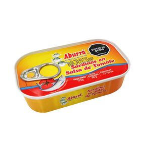 Sardinas ABURRA en salsa de tomate (90 gr)