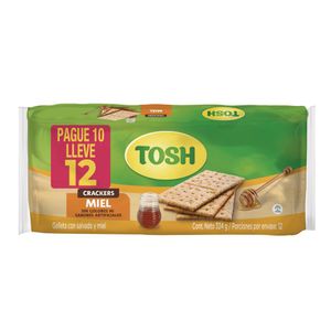 Galletas TOSH miel (324 gr)