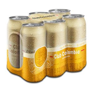 Cerveza CLUB COLOMBIA latón dorada six pack (2838 ml)
