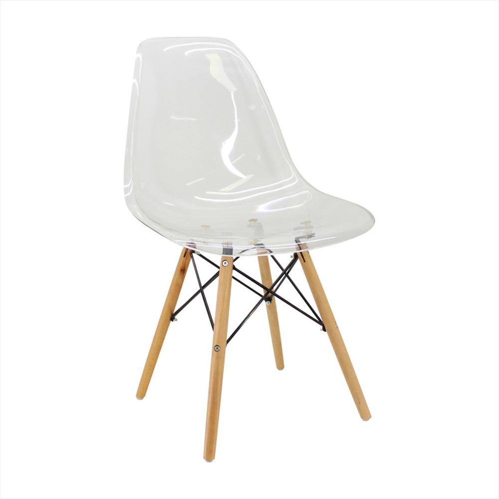 Silla Eames De Diseño Color Transparente img #3