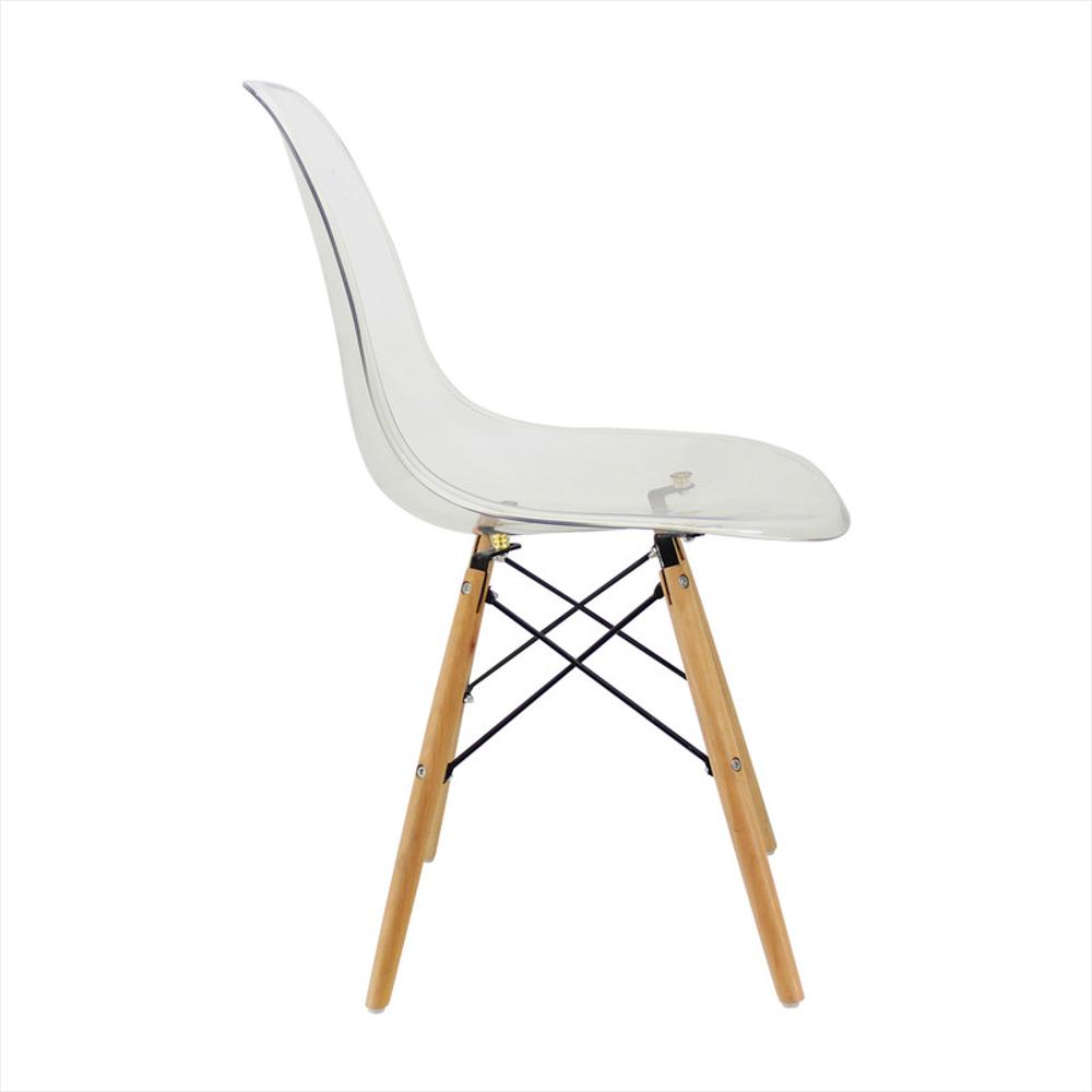 Silla Eames De Diseño Color Transparente img #4