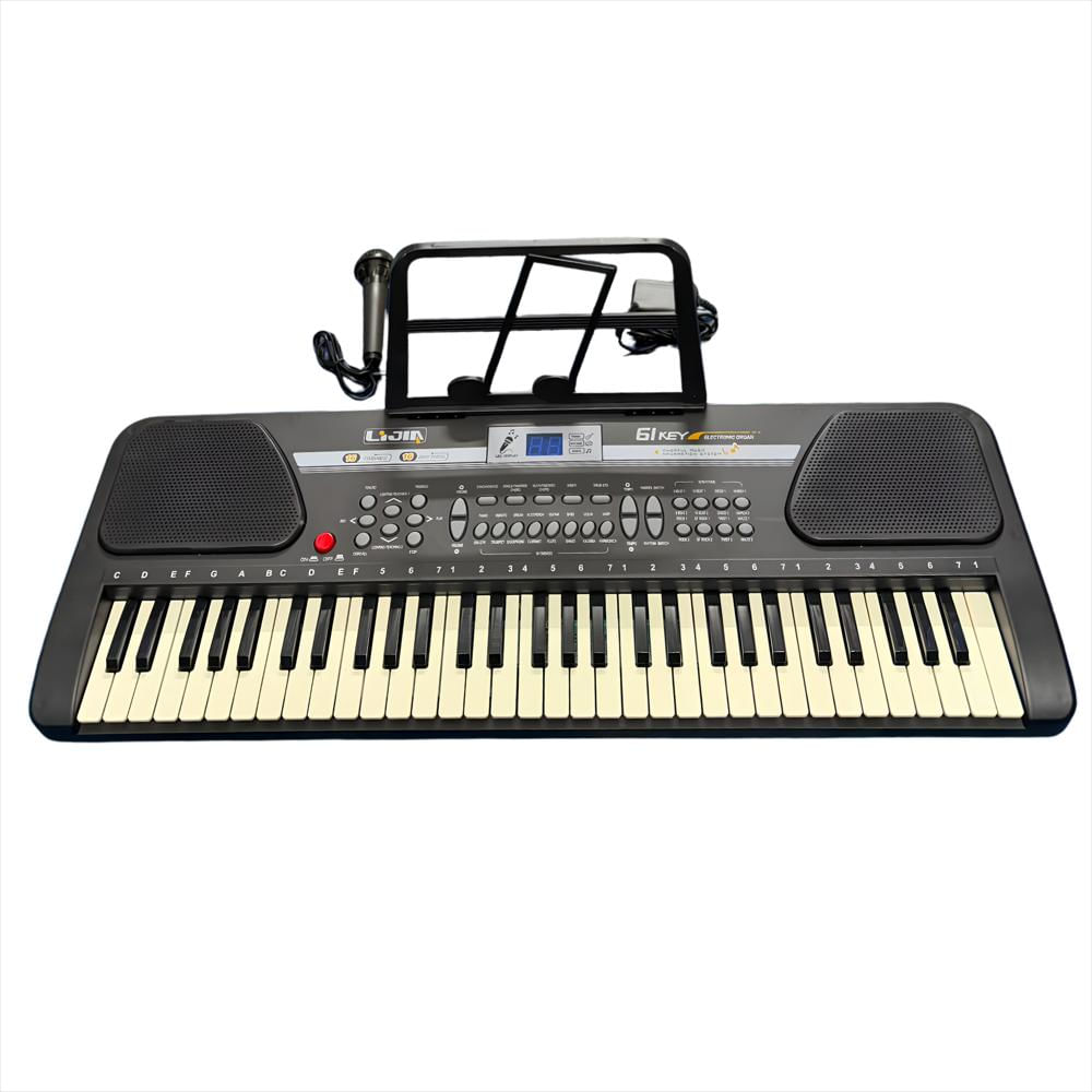Organeta Electrónica De 61 Teclas Con Micrófono img #1