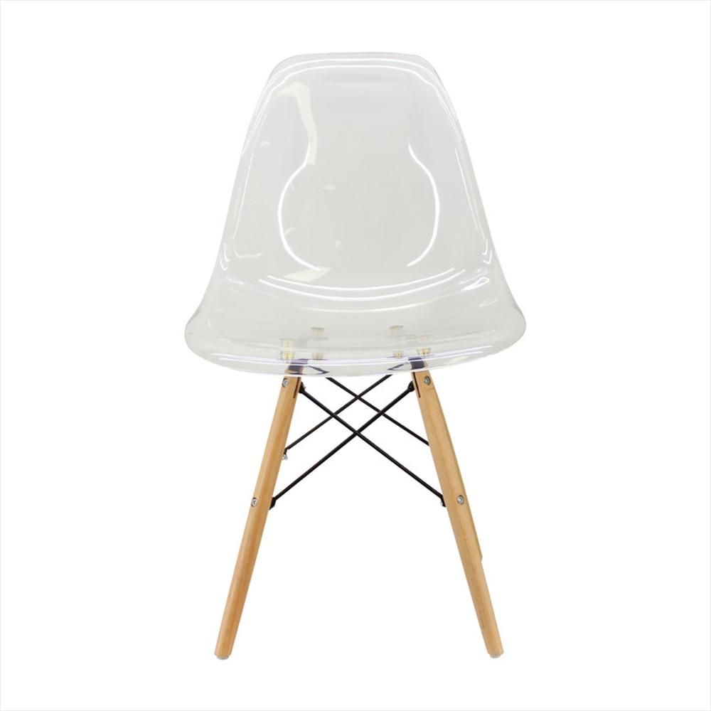 Silla Eames De Diseño Color Transparente img #1