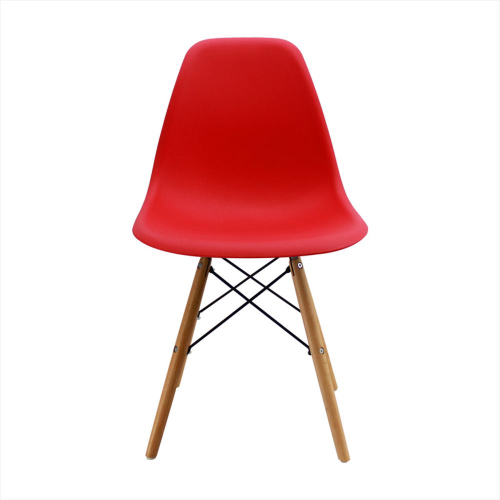 Silla Eames De Diseño Color Rojo img #1