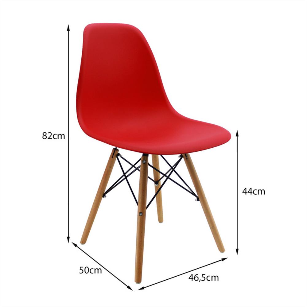 Silla Eames De Diseño Color Rojo img #10