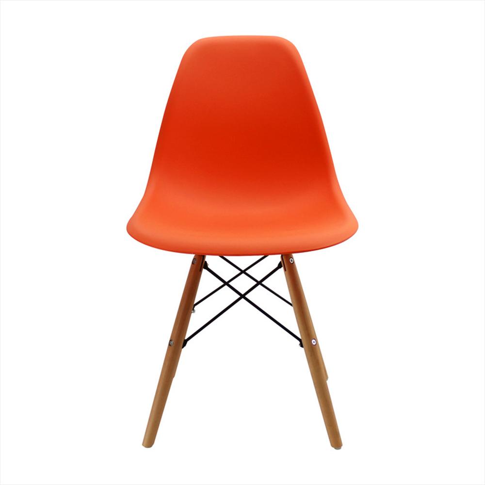 Silla Eames De Diseño Color Naranja img #1