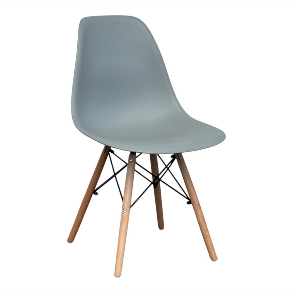 Silla Eames De Diseño Color Gris Oscuro img #7