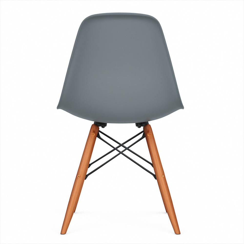 Silla Eames De Diseño Color Gris Oscuro img #9