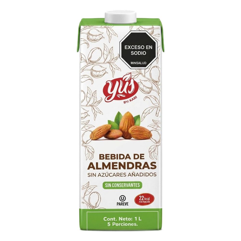 Bebida YUS Almendras Sin Azúcar (1000  ml) img #1