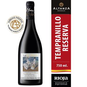 Vino tinto ALTANZA reserva Tempranillo (750 ml)