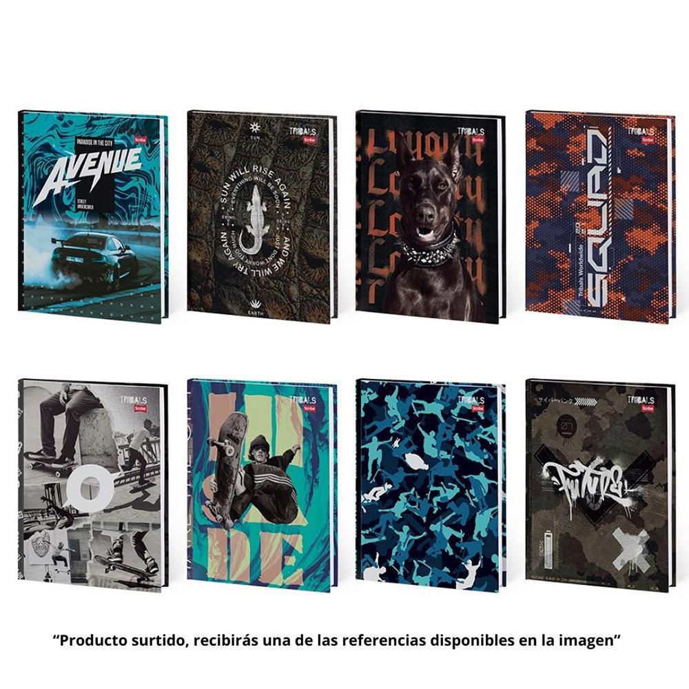 Cuaderno Tapa Dura Tribals Rayado 100 hojas Cosido SCRIBE img #1