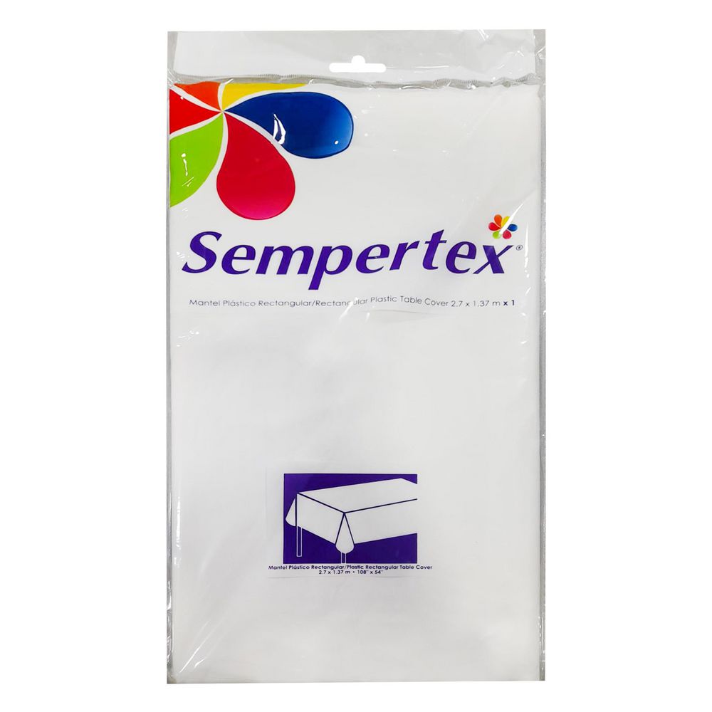 Mantel SEMPERTEX Rectangular Blanco (1  und) img #1
