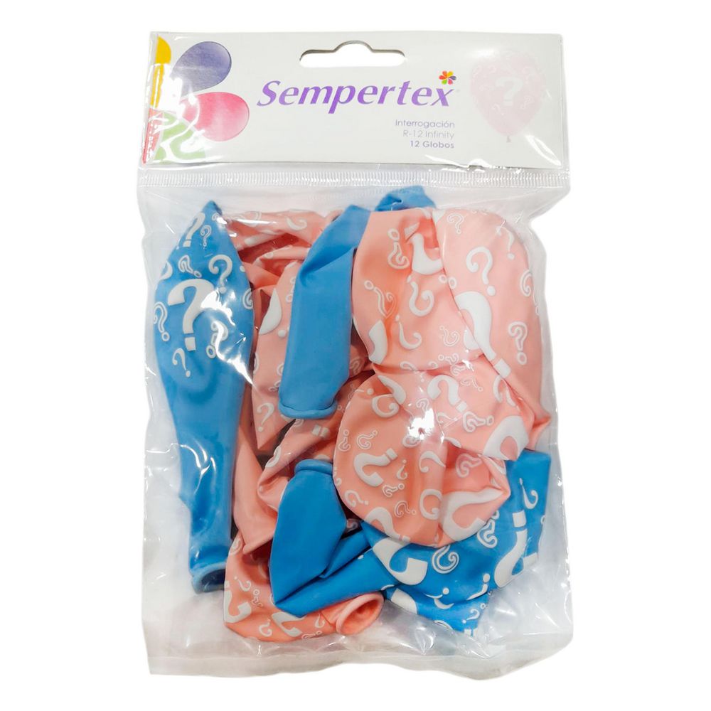 Globo Latex R12 Interrogacion SEMPERTEX 7703340178479 img #1