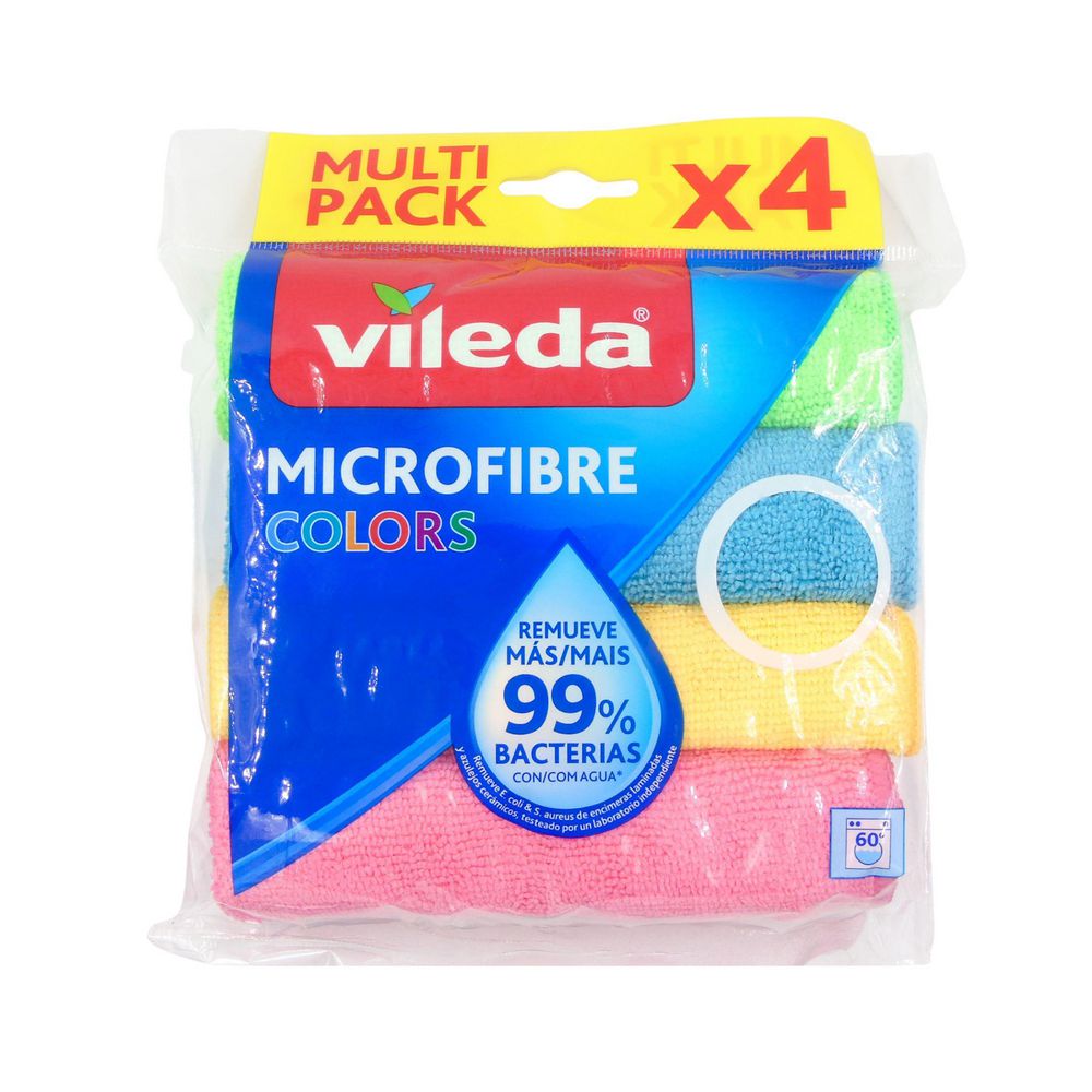 Pano VILEDA Multipack Microfibra Color (4  und) img #2