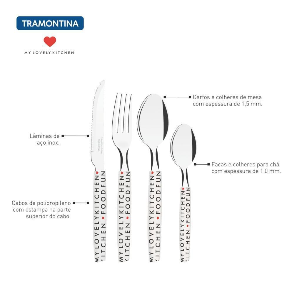Cubierto por 16 piezas  TRAMONTINA 29899090 img #2