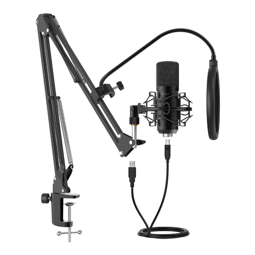 Micrófono Para Podcast Amcrest Usb Am430 Bps img #1