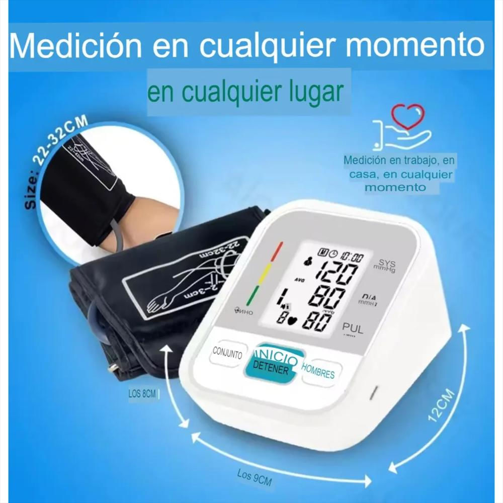 Tensiómetro Digital De Brazo Automático Recargable 2Usuarios img #4